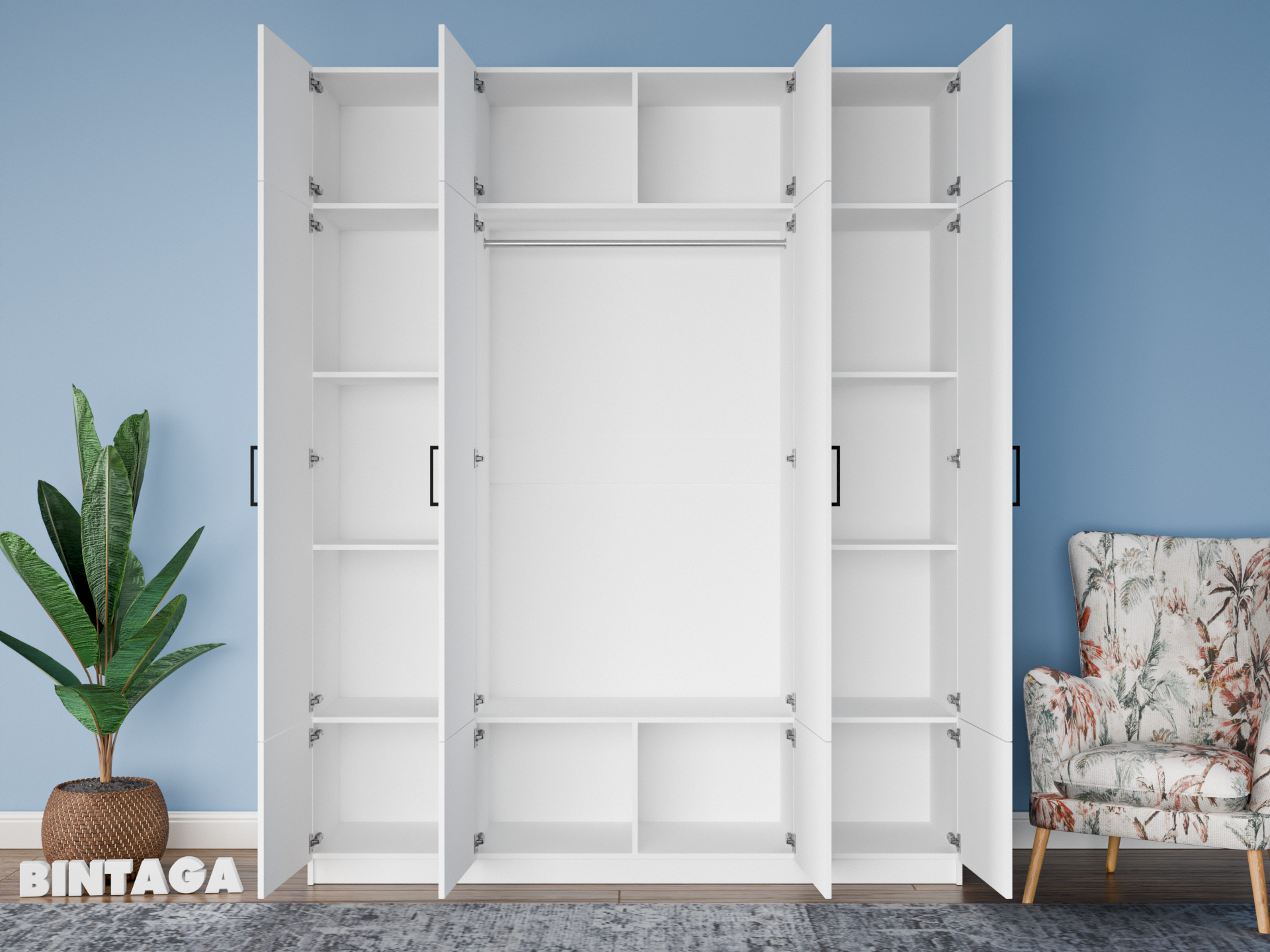 Пакс Рейнсвол 19 white ИКЕА (IKEA) изображение товара