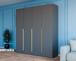 Изображение товара Пакс Альхейм 14 grey (gold) ИКЕА (IKEA) на сайте bintaga.ru