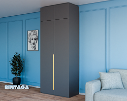 Изображение товара Пакс Альхейм 22 grey (gold) ИКЕА (IKEA) на сайте bintaga.ru