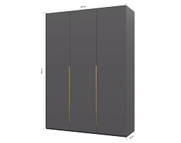 Изображение товара Пакс Альхейм 13 grey (gold) ИКЕА (IKEA) на сайте bintaga.ru